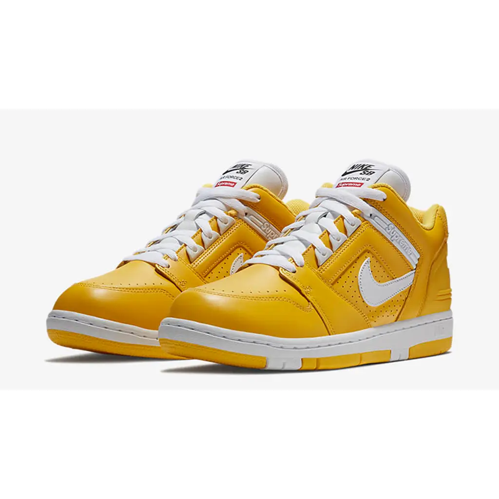 Supreme X Nike SB Air Force 2 Pack Yellow - Image 2