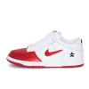 Supreme X Nike SB Dunk Low Red White