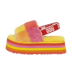 UGG Disco Checker Slide Yellow