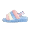 UGG Fluff Yeah Pride Slide Blue