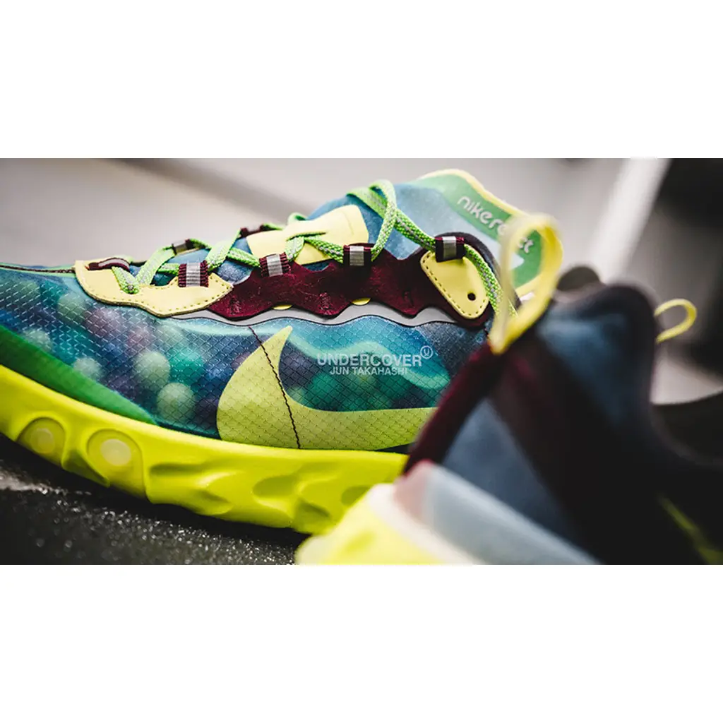 Undercover X Nike React Element 87 Blue Volt - Image 5