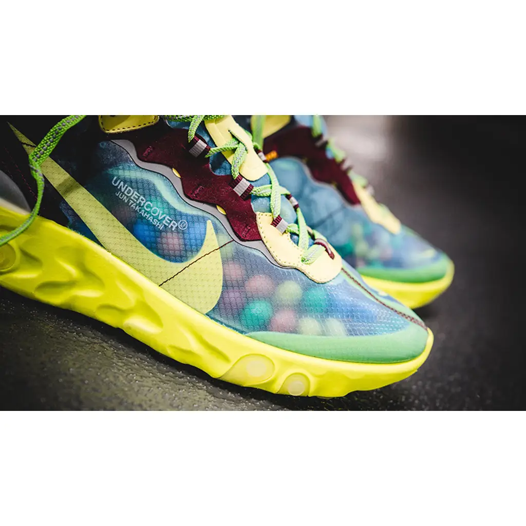Undercover X Nike React Element 87 Blue Volt - Image 3