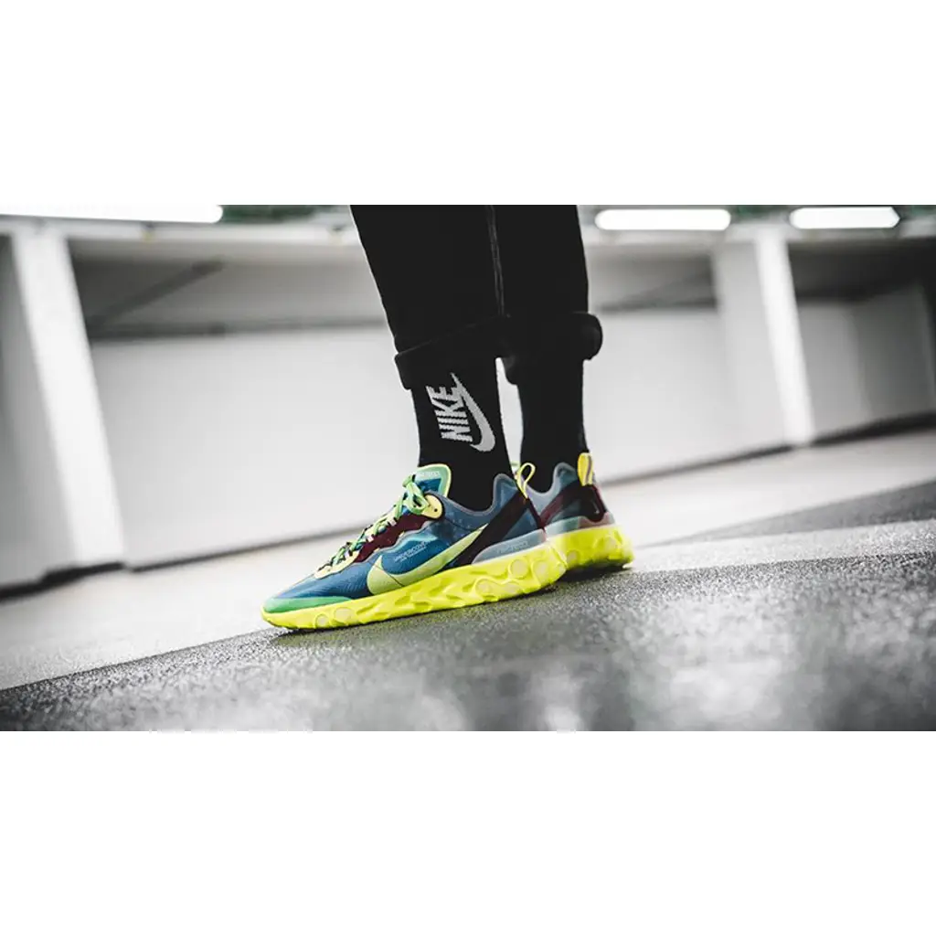 Undercover X Nike React Element 87 Blue Volt - Image 2