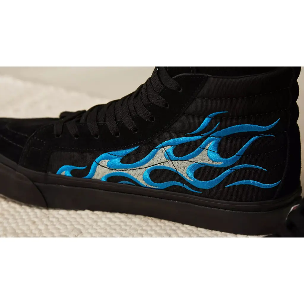 WTAPS X Vans Vault OG Sk8-Hi LX Blue Flame - Image 4