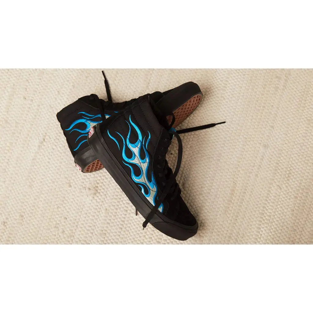 WTAPS X Vans Vault OG Sk8-Hi LX Blue Flame - Image 3