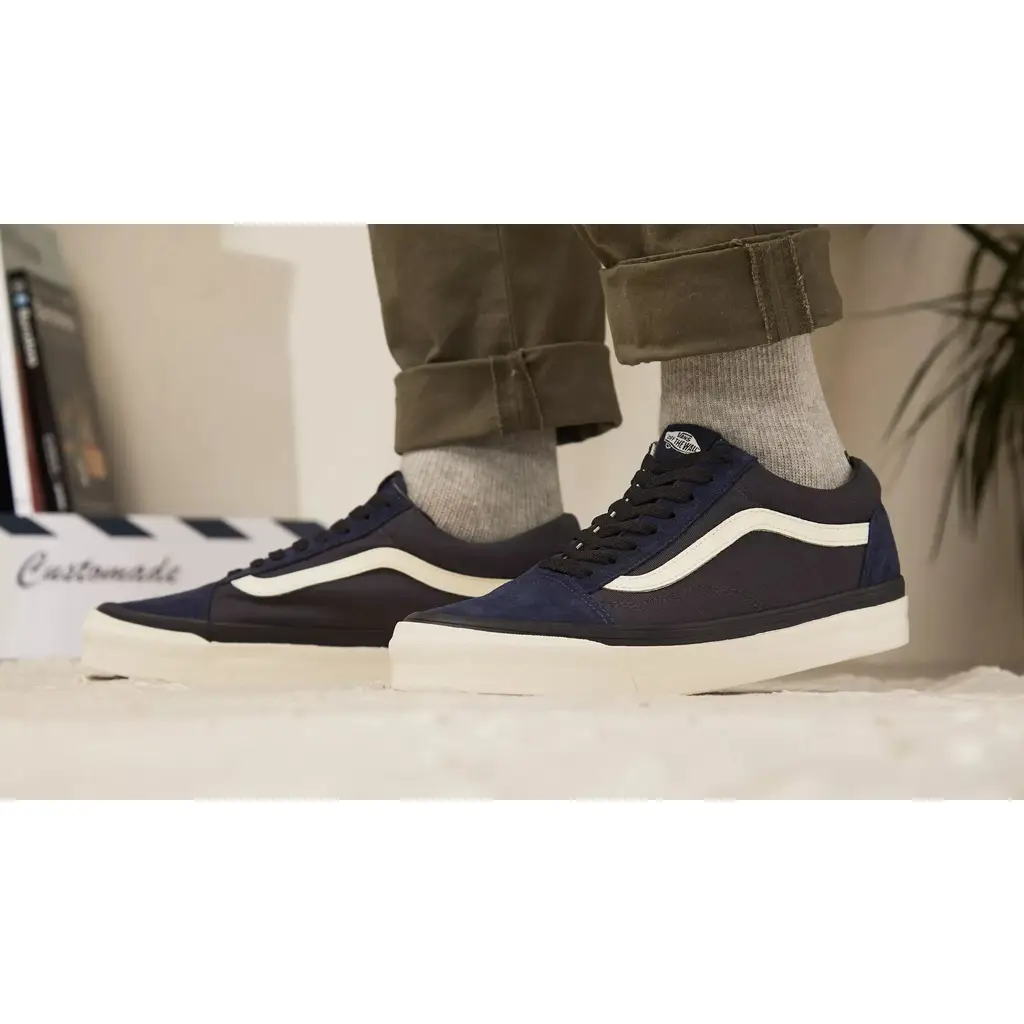 WTAPS X Vans Vault OG Old Skool LX Blue - Image 2