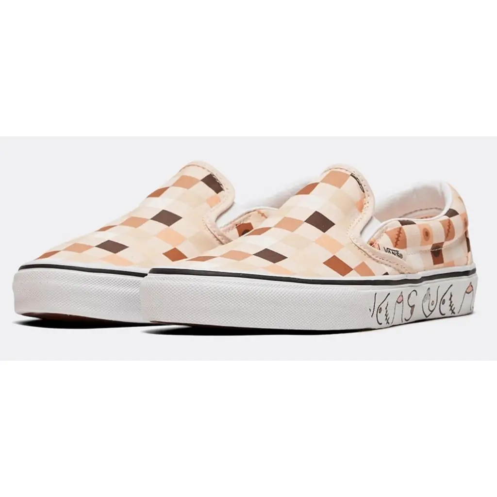 Vans Classic Slip On Breast Cancer Awareness Nude - Image 5