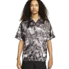 Nike A Ma Maniére X Jordan Satin Button Up Shirt - Black