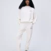 ADANOLA "A" Oversized Sweatshirt - Cream