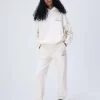 ADANOLA "A" Sweatpants - Cream