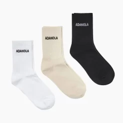 ADANOLA 3 Pack Socks - Multi