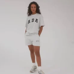 ADANOLA ADA Sweat Shorts - Light Grey Melange