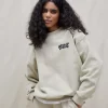ADANOLA Bubble Oversized Sweatshirt - Desert Beige