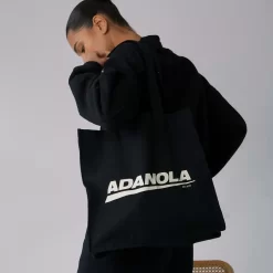 ADANOLA Est. 2015 Boxy Tote Bag - Black