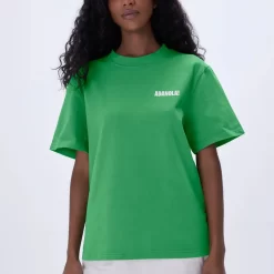 ADANOLA Resort Sports Short Sleeve Oversized T-Shirt - Kelly Green