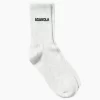ADANOLA Socks - Light Grey Melange
