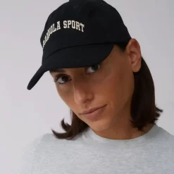 ADANOLA Sport Cap - Black White