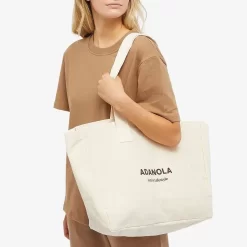 ADANOLA Tonal Logo Tote END Exclusive - Cream