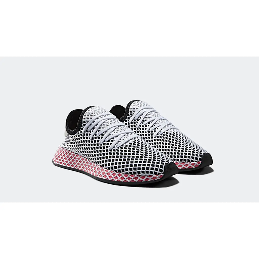 Adidas Deerupt Black Red Womens - Image 3
