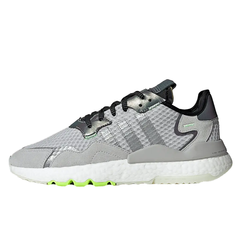 Adidas Nite Jogger Grey Silver Volt