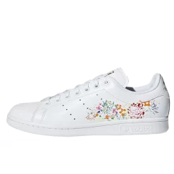 Adidas Stan Smith Floral Print White Womens