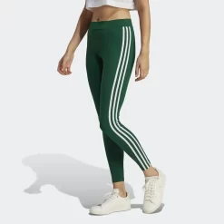 Adidas Adicolor Classics 3-Stripes Leggings - Dark Green