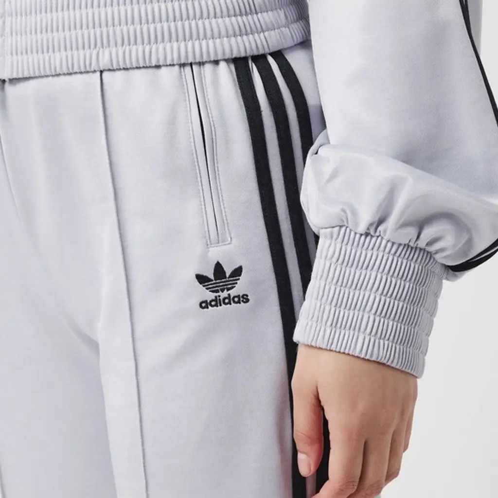 Adidas Adicolor Classics High-Shine Track Trousers - Matte Silver - Image 3