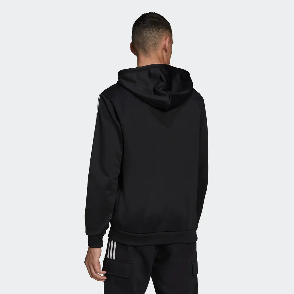 Adidas Adicolor Classics Hooded Full Zip Track Top - Black - Image 2