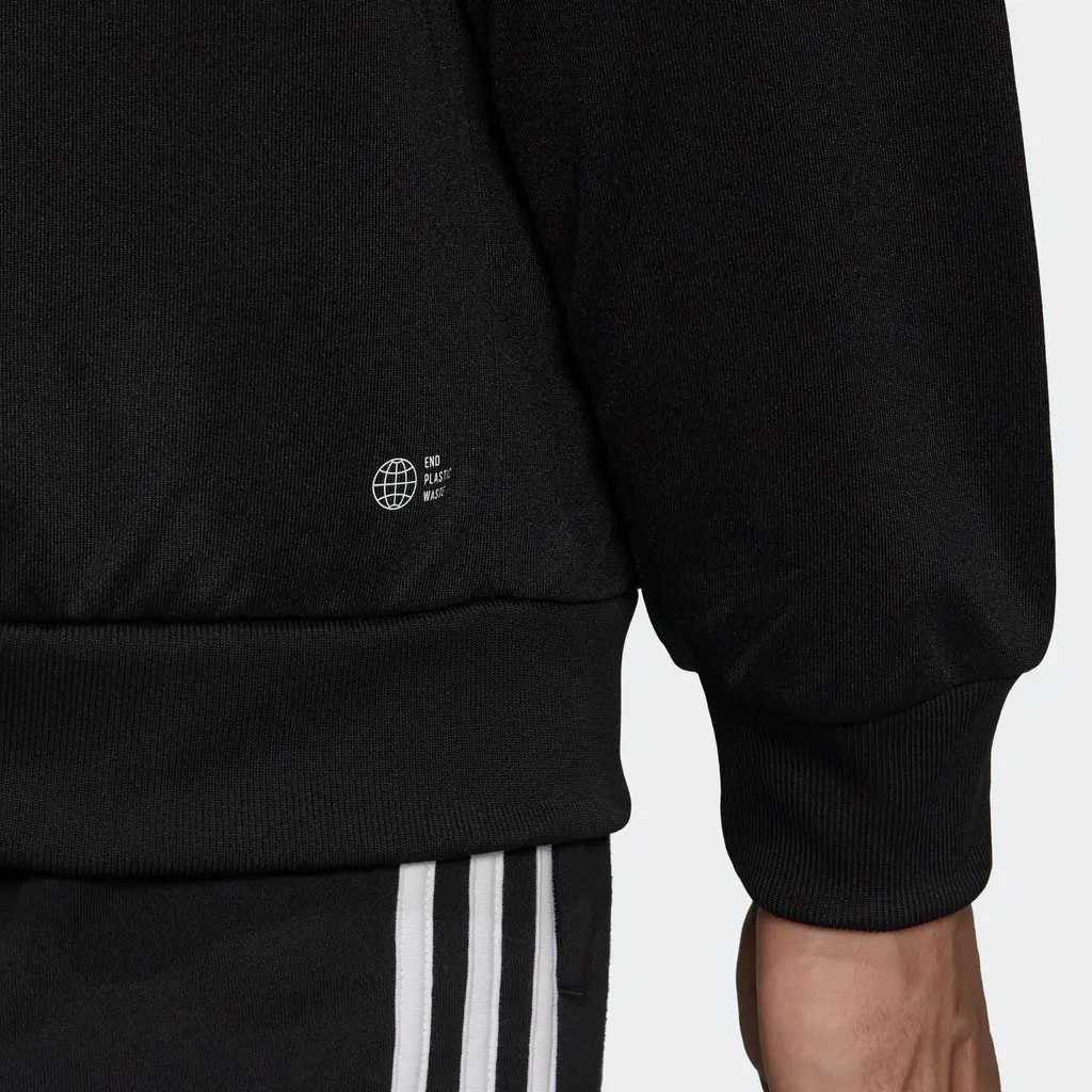 Adidas Adicolor Classics Hooded Full Zip Track Top - Black - Image 3