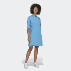 Adidas Adicolor Neuclassics Tee Dress - Pulse Blue