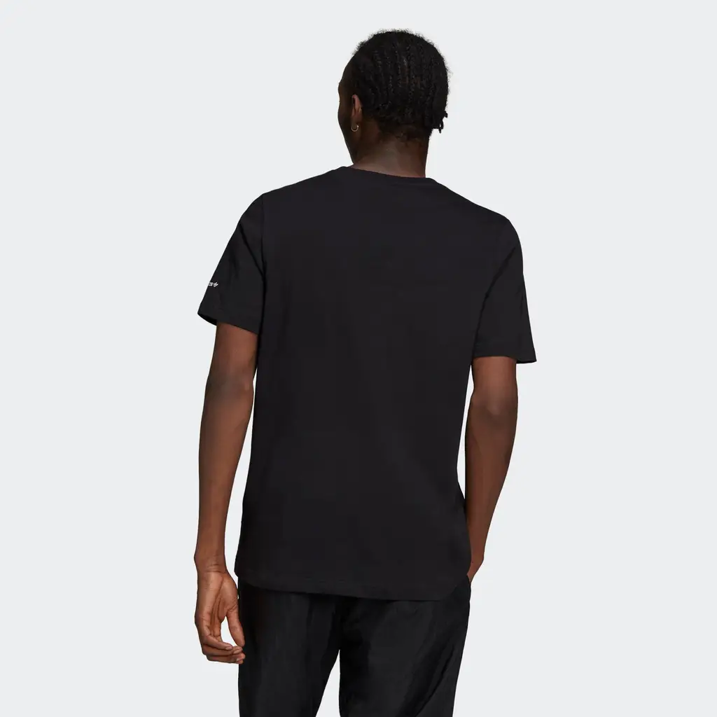 Adidas Adicolor Shattered Trefoil T-Shirt - Black - Image 2
