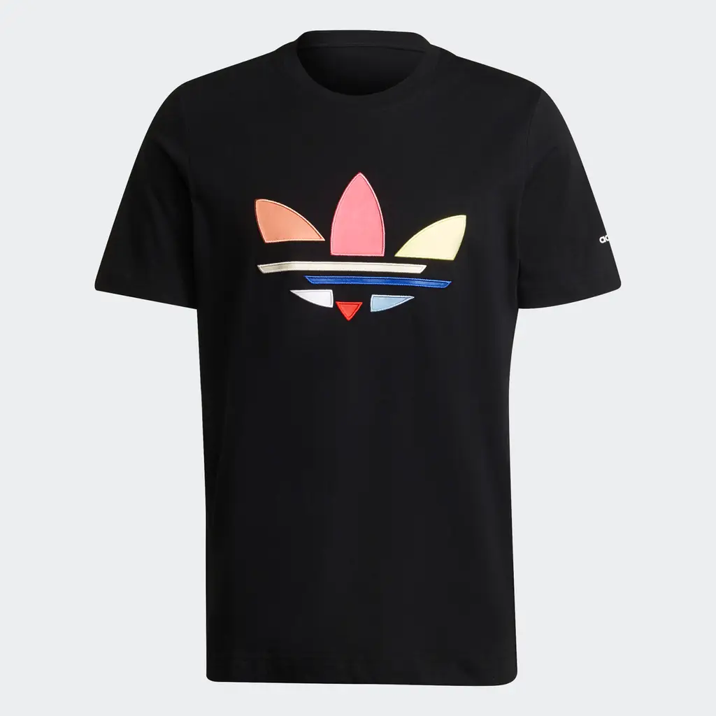 Adidas Adicolor Shattered Trefoil T-Shirt - Black - Image 4