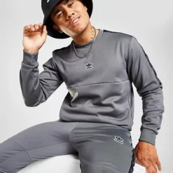 Adidas Adiedge Crew Sweatshirt - Grey