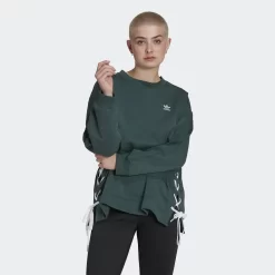 Adidas Always Original Laced Crew Sweatshirt - Mineral Green