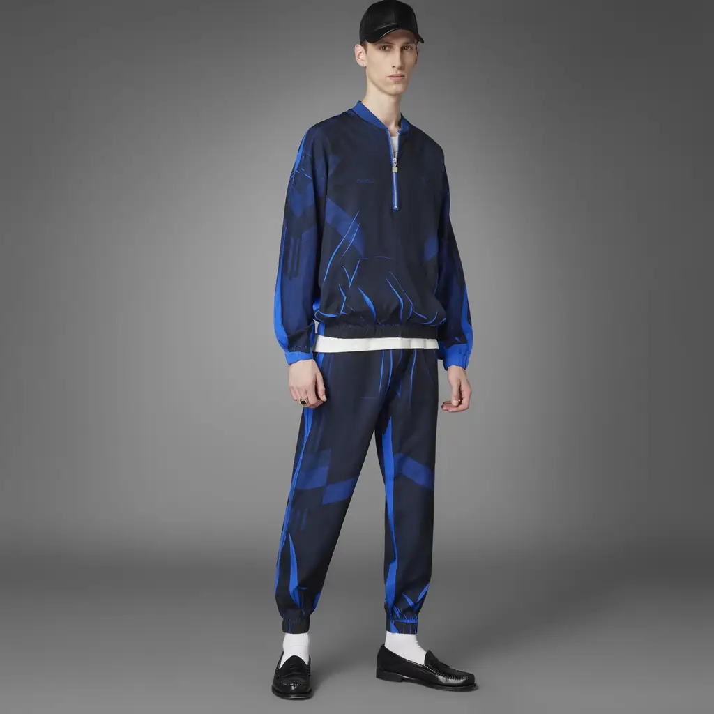 Adidas Blue Version Half-Zip Soccer Silk Track Top - Power Blue - Image 6