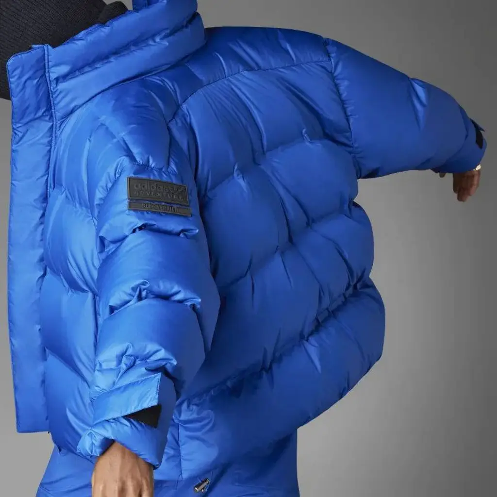 Adidas Blue Version Oversized Down Puffer Jacket - Royal Blue - Image 8