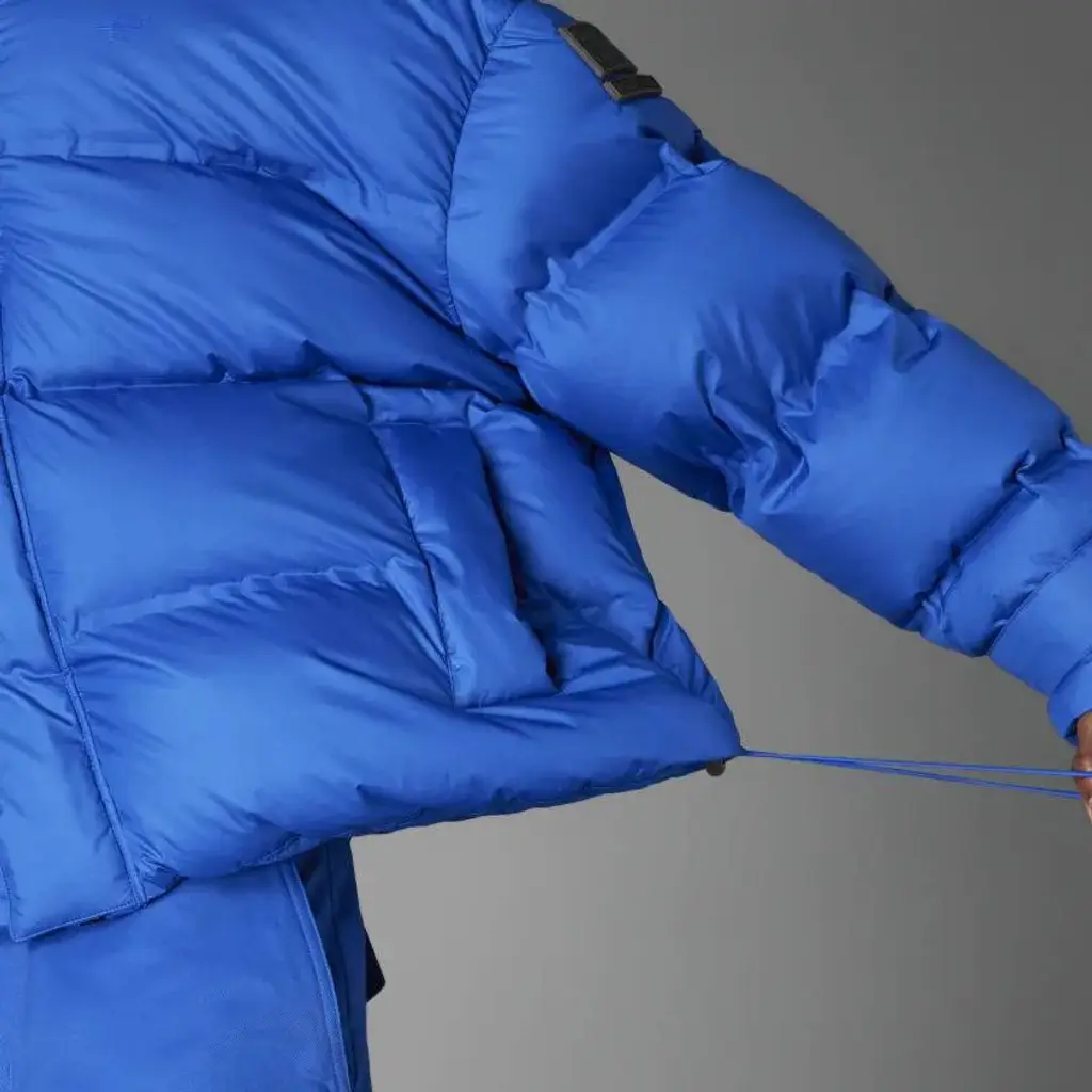 Adidas Blue Version Oversized Down Puffer Jacket - Royal Blue - Image 9