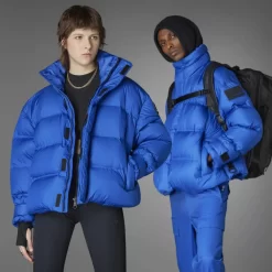 Adidas Blue Version Oversized Down Puffer Jacket - Royal Blue