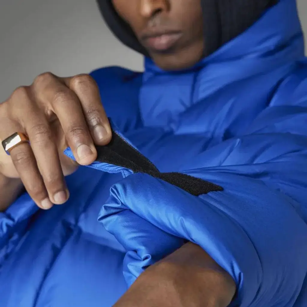 Adidas Blue Version Oversized Down Puffer Jacket - Royal Blue - Image 7