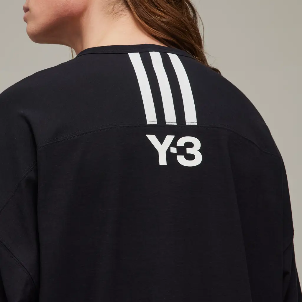 Adidas CH1 Oversized Short Sleeve Stripes T-Shirt - Black - Image 3