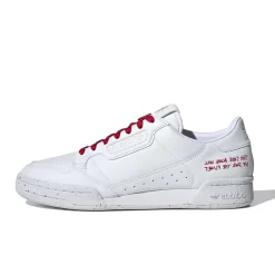 Adidas Continental 80 Clean Classics White Scarlet