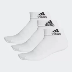 Adidas Cushioned Basketball Ankle Socks - White