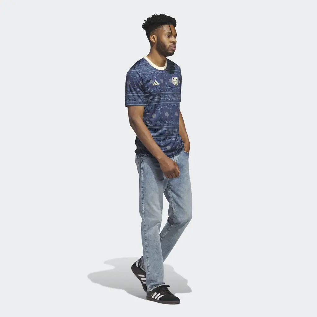 Adidas Jamaica Tiro 23 Pre-match Jersey - Collegiate Navy - Image 4