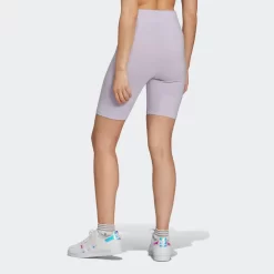 Adidas Logo Play Short Tights - Purple Tint