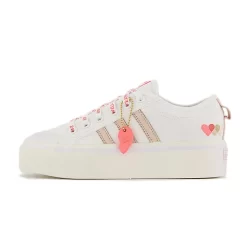Adidas Nizza Platform White Blush Red