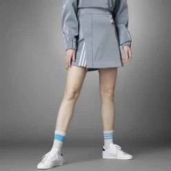Adidas Blue Version High Shine Skirt - Grey