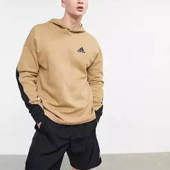 Adidas Overhead Hoodie - Brown