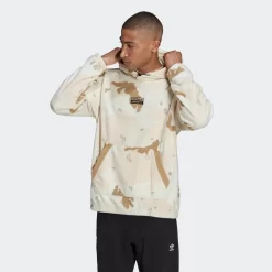 Adidas RYV Camo Fleece Hoodie - Multicolour