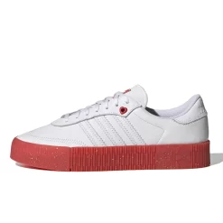 Adidas Samba Rose Heart Print White Scarlet