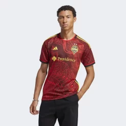 Adidas Seattle Sounders FC 23/24 Away Authentic Jersey - Red